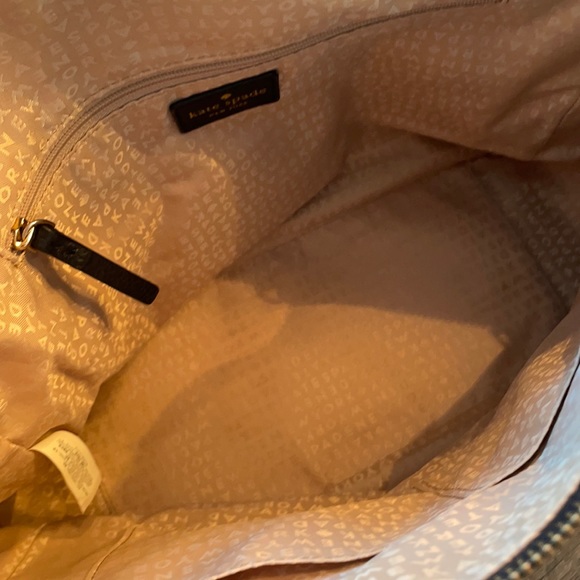 Kate Spade black leather tote bag - Picture 3 of 8